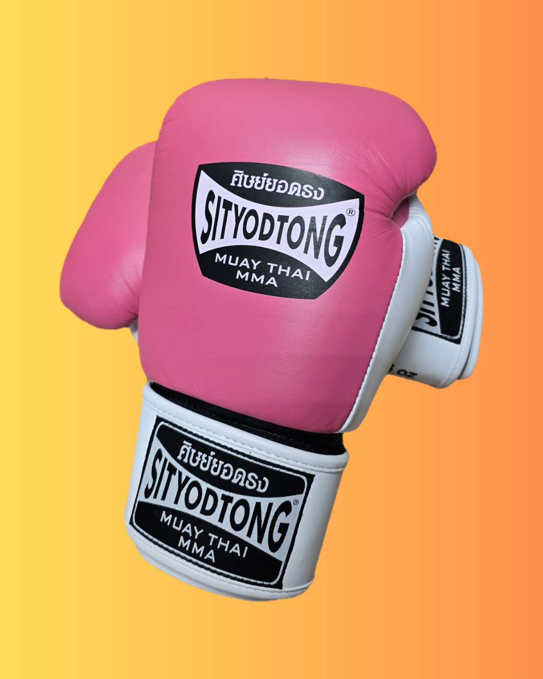 Gloves - 16 Oz Leather Muay Thai Boxing Gloves