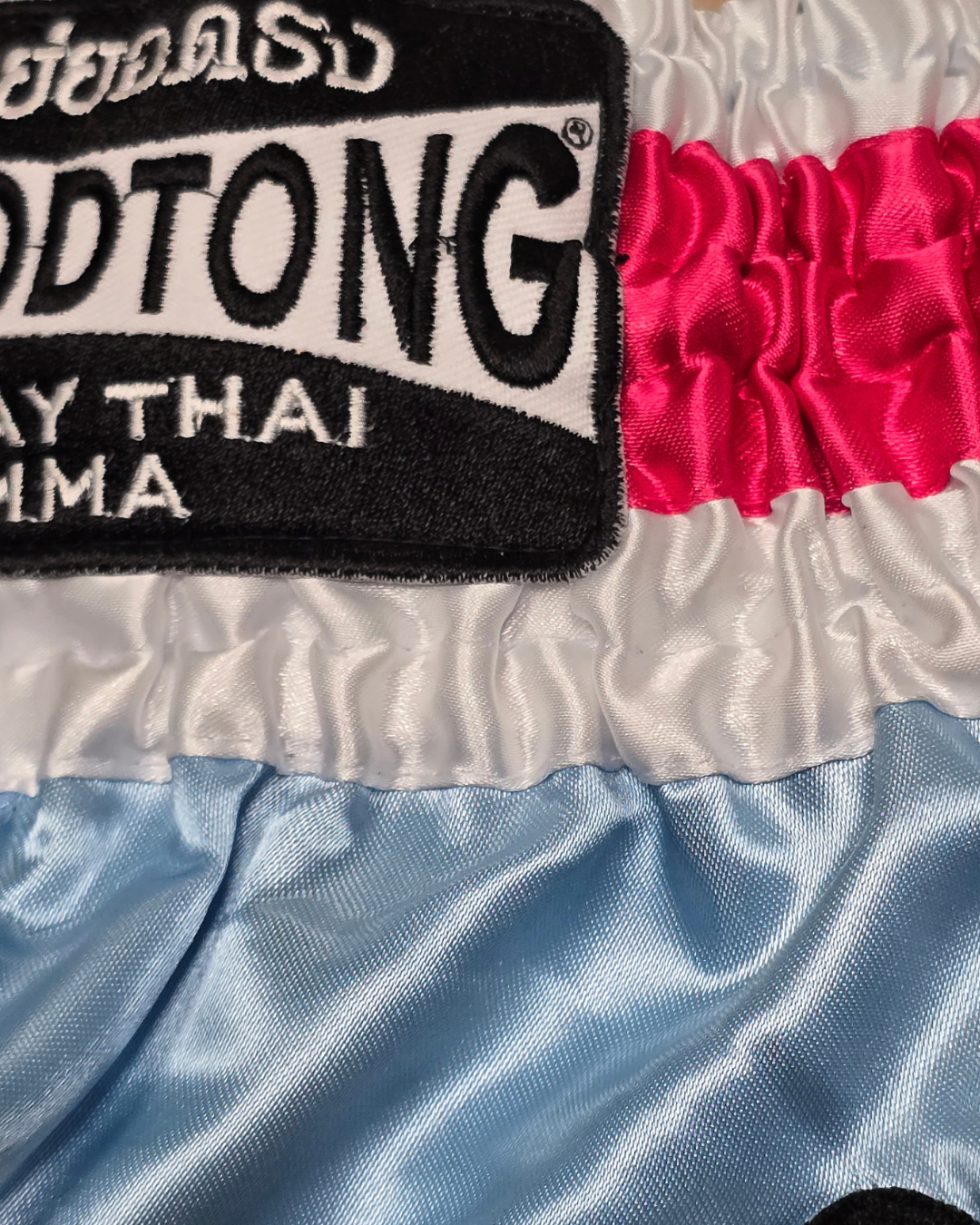 Classic Sityodtong Thai Shorts - Blue/Pink Muay Thai Boxing Shorts
