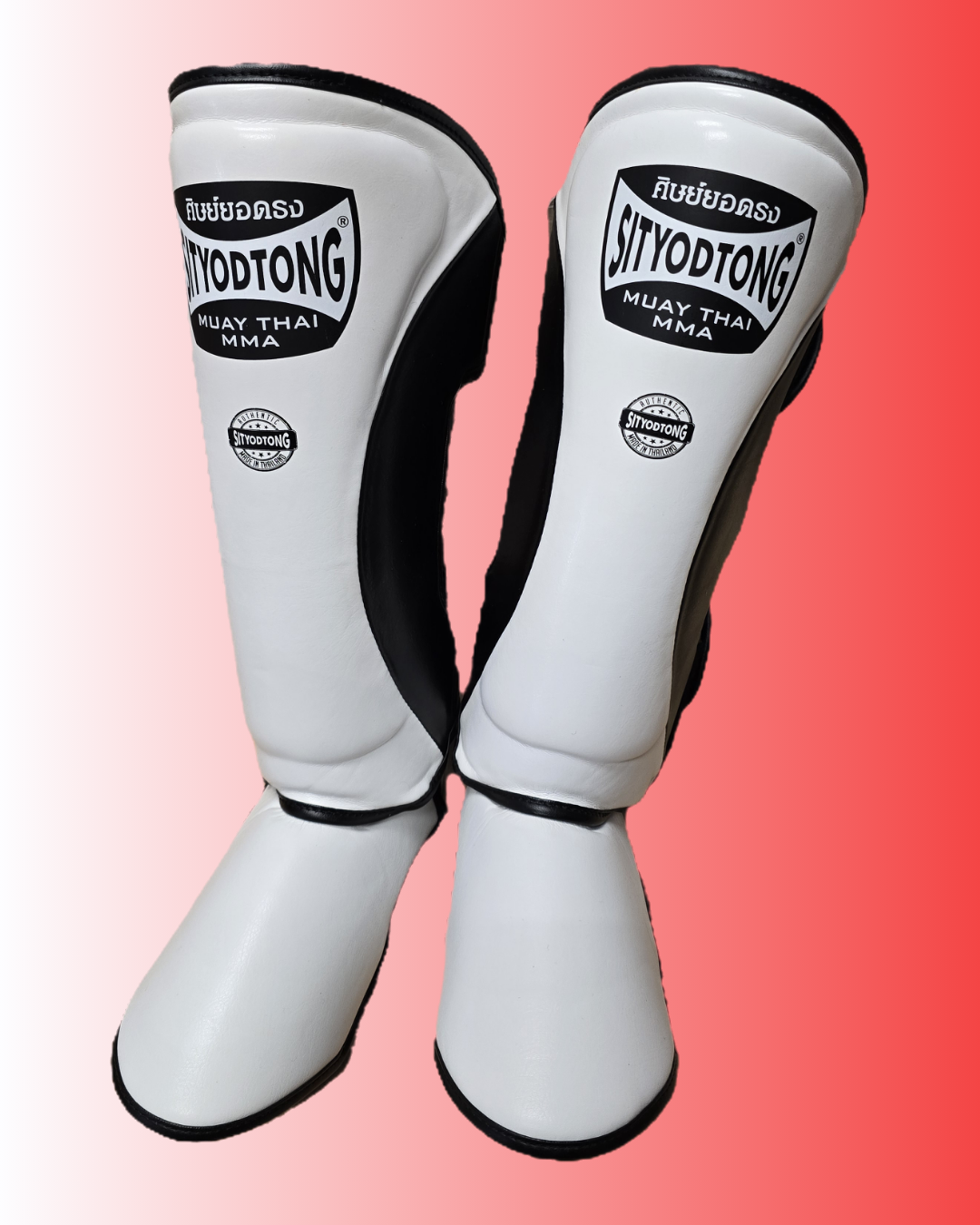 Shin Guards - Leather, Authentic Made in Thailand