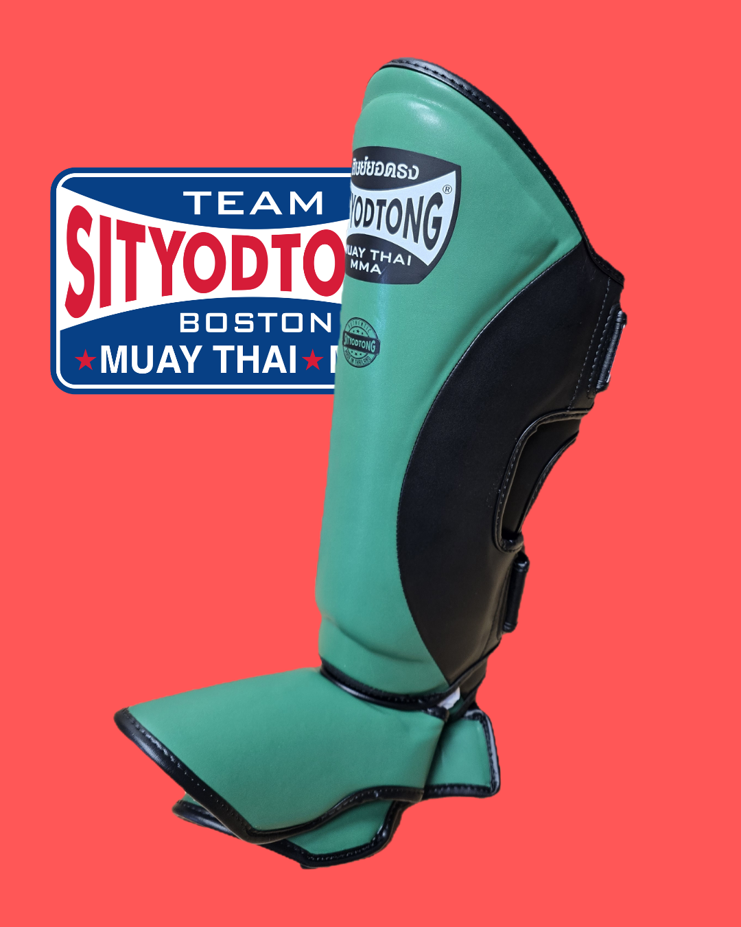 Shin Guards - Leather, Authentic Made in Thailand